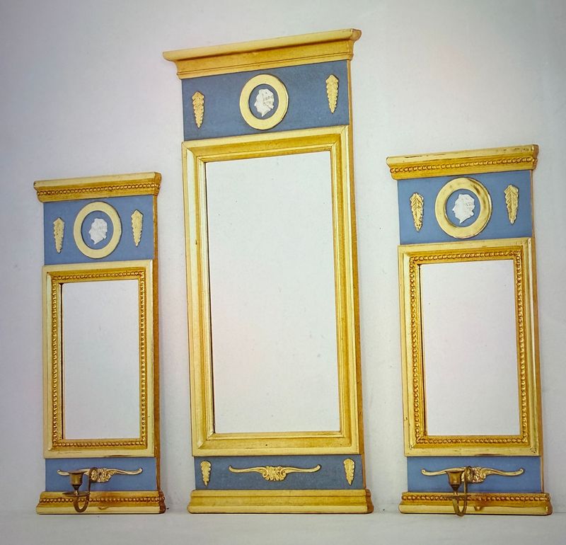 Ein tolles Trio um 1900 - Spiegel-Set Ein tolles Trio um 1900 - Spiegel-Set