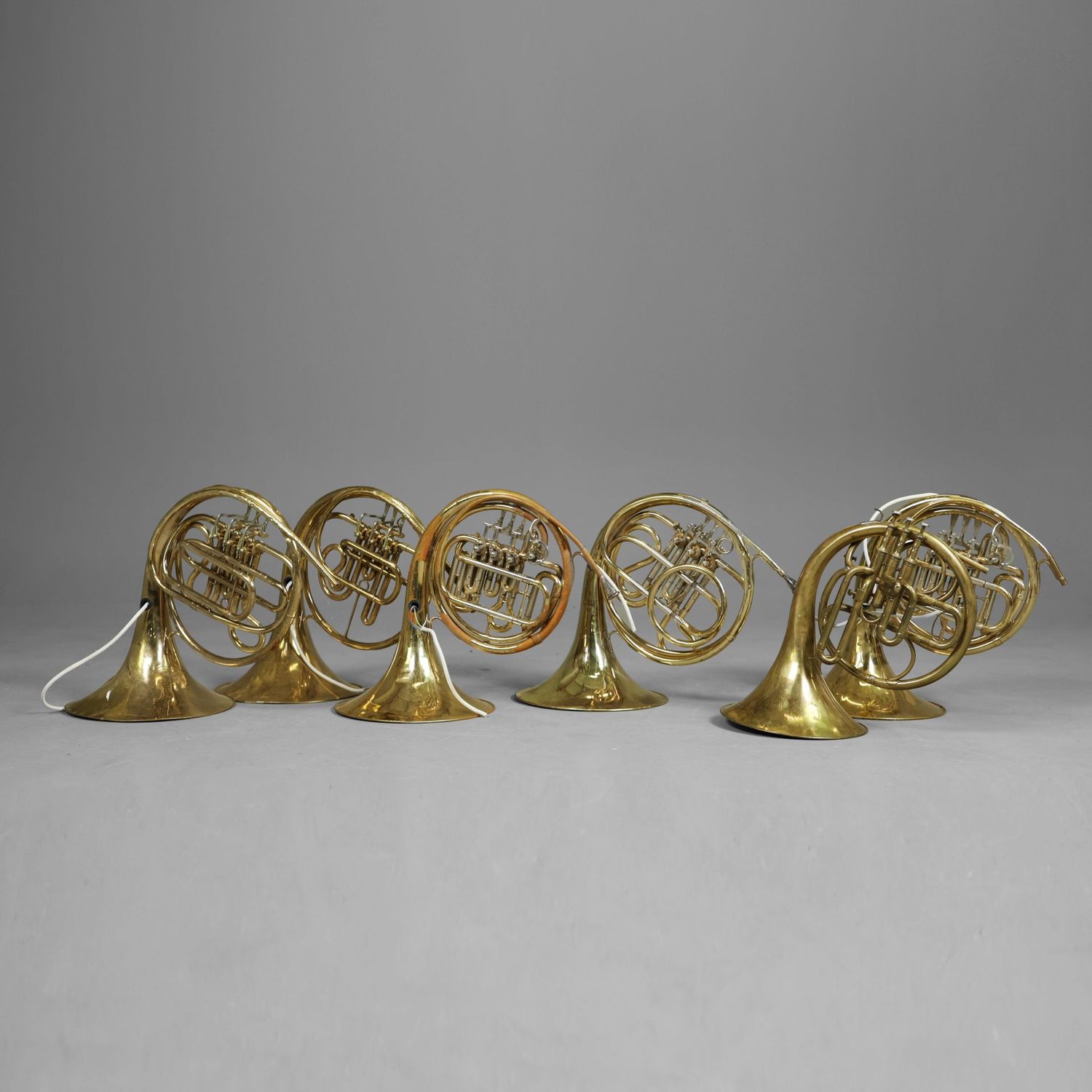 Ein Waldhorn als Leuchter