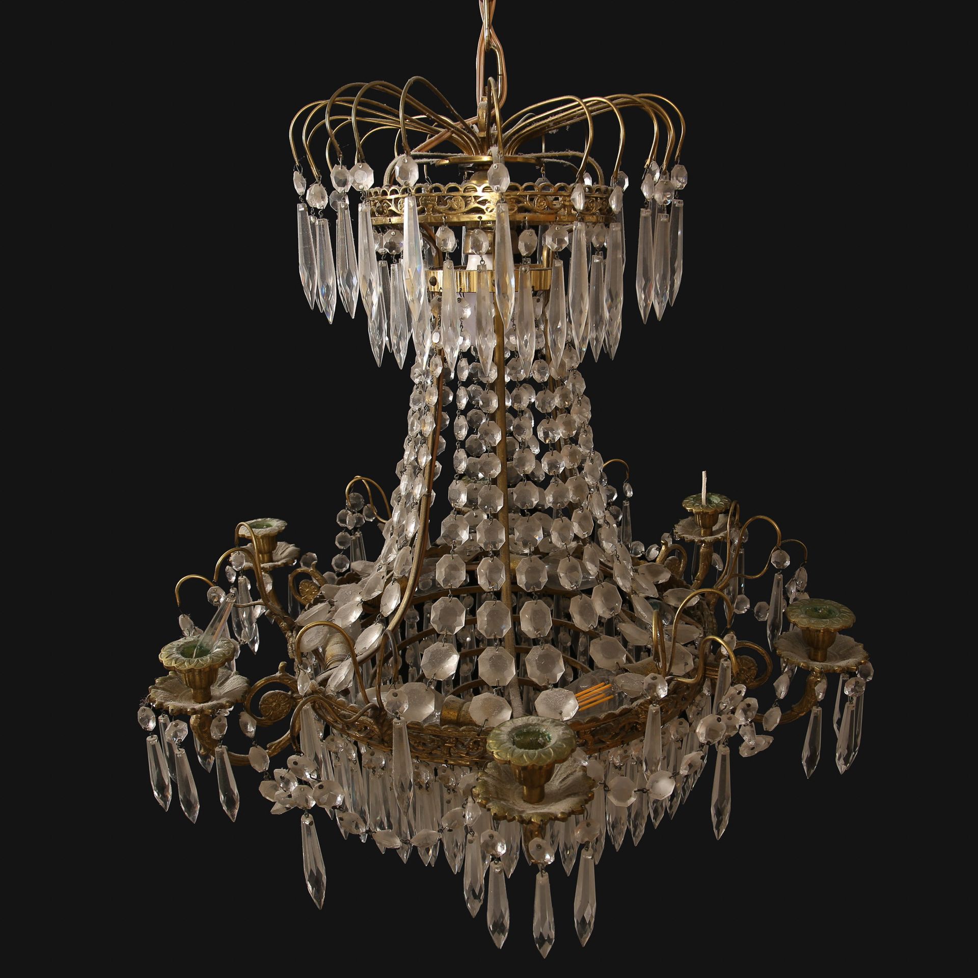 Kristall-Lüster  um 1900