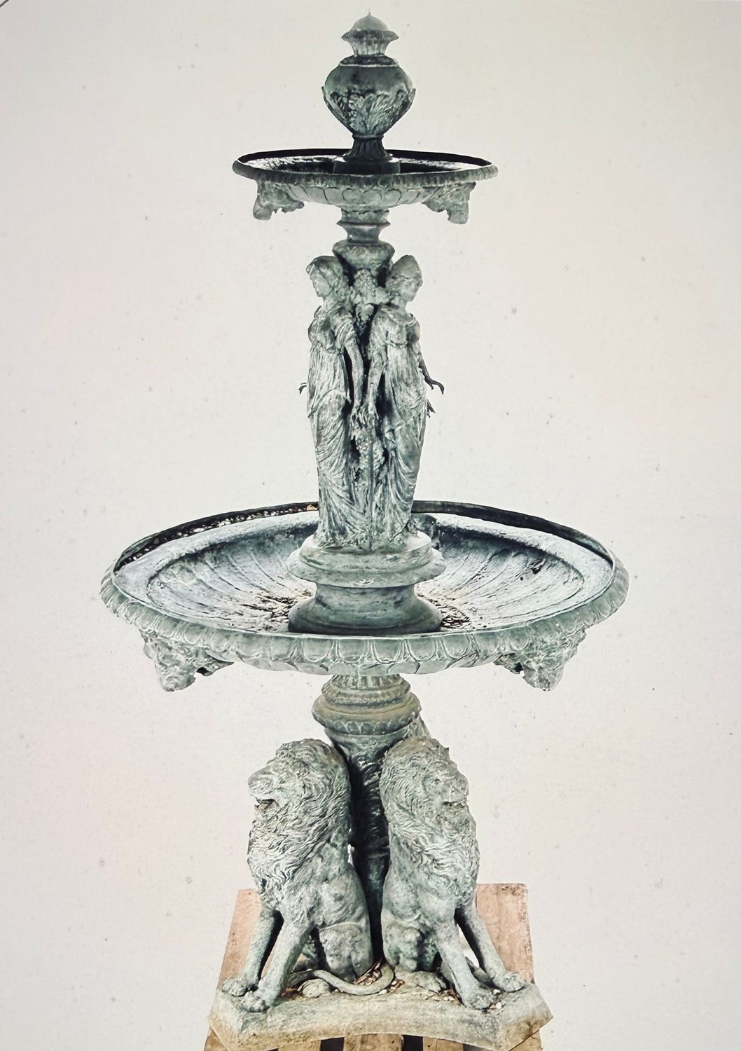 Park-Brunnen in stolzer Dimension