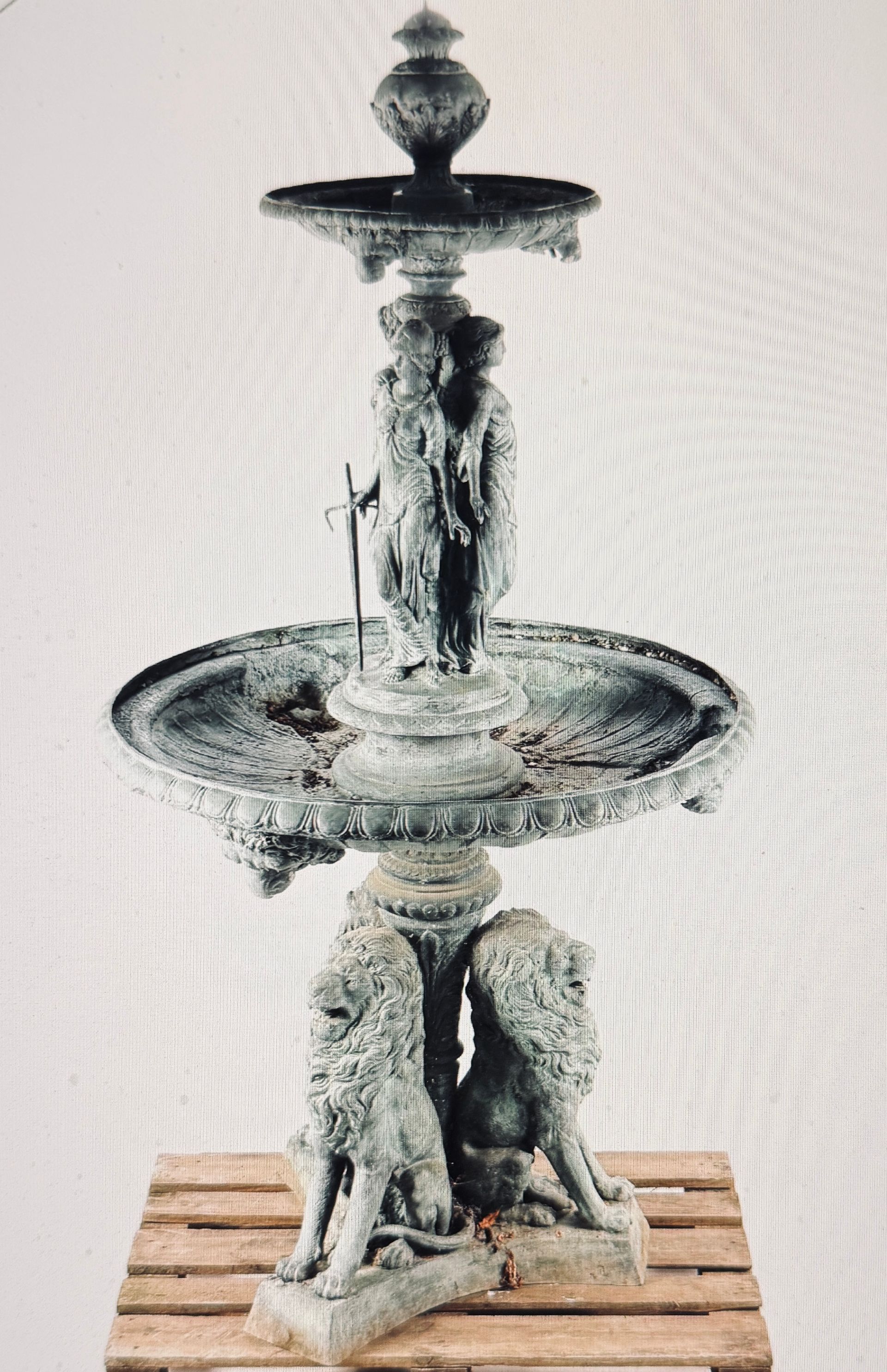 Park-Brunnen in stolzer Dimension