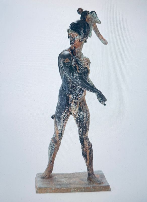 Alter römischer Krieger aus Bronze - 200 cm hoch