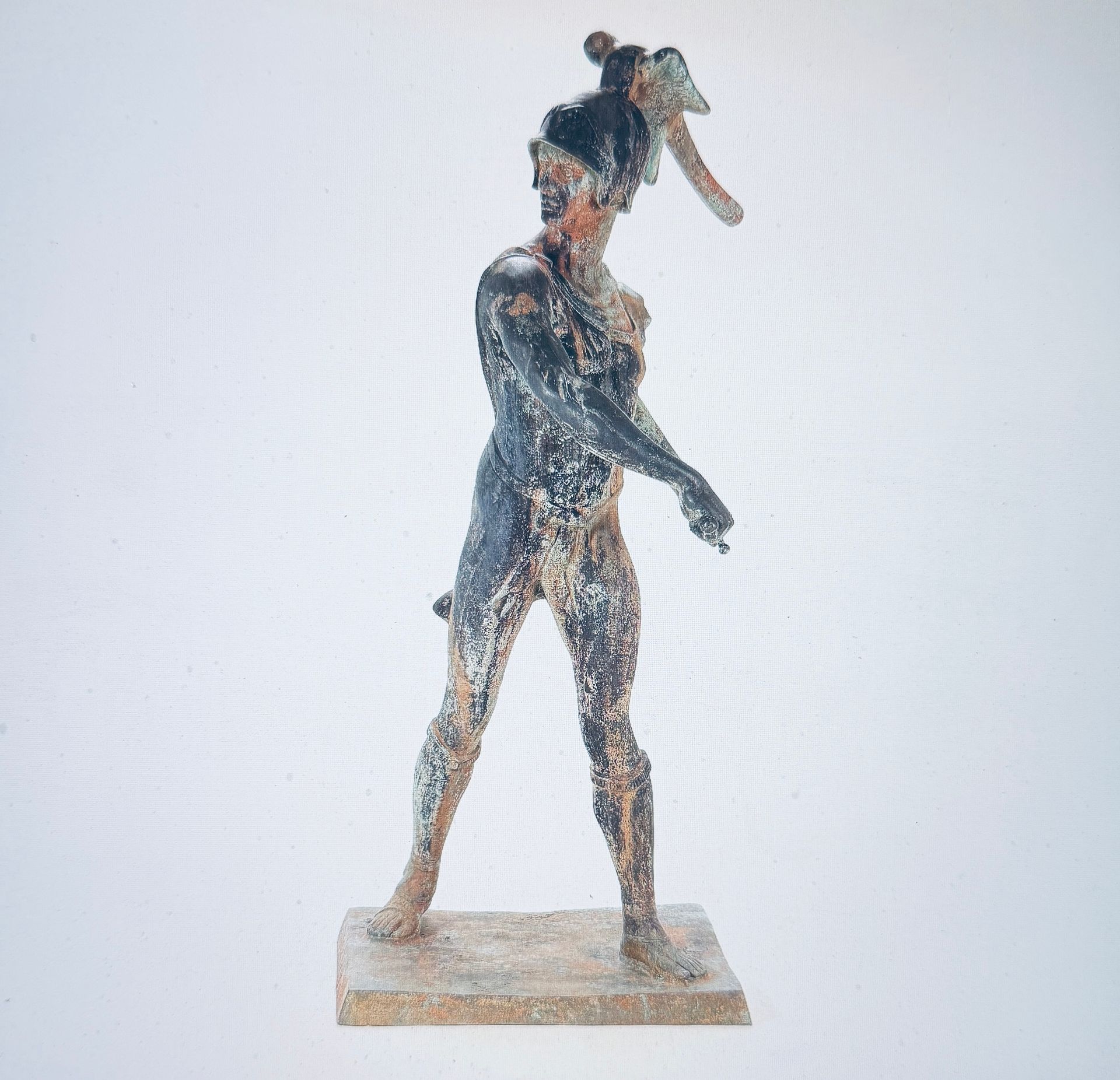Alter römischer Krieger aus Bronze - 200 cm hoch