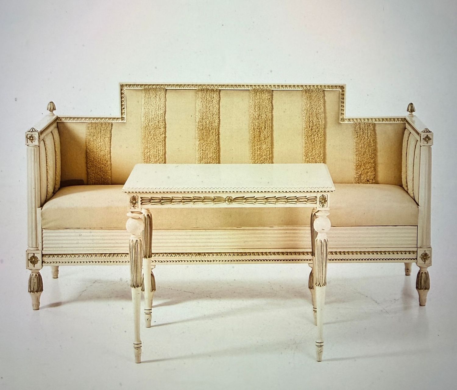 Gustavianische Schwedenbank um 1890