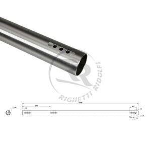 DD2 REAR AXLE 40X1040MM THICK 3MM