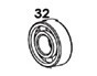 MX-60 BEARING 6204 C4
