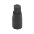 WHEEL NUT M8 BLACK ALUMINIUM