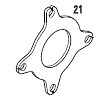 SUPPORT PLATE DD2 AXLE