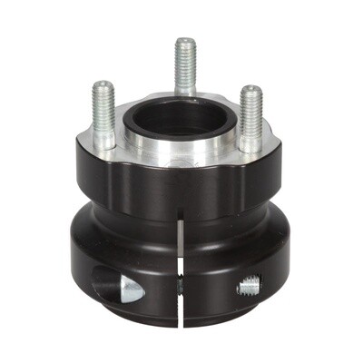 ALUMINIUM REAR HUB BLACK
