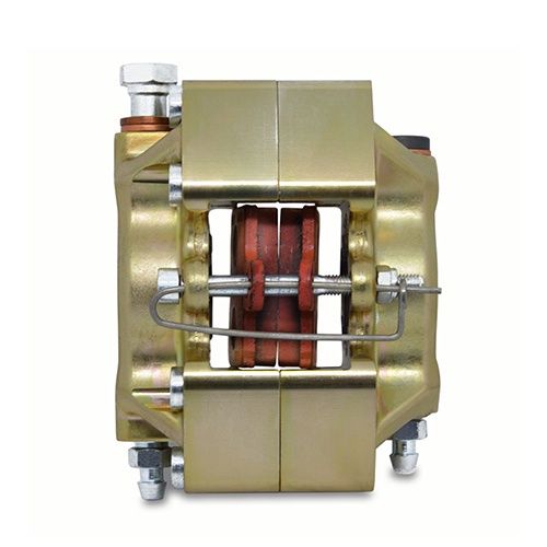 BRAKE CALIPER MINI CADET BRAKE RED PAD GOLD