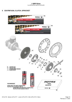 Centrifugal Clutch/Sprocket