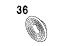 THRUST WASHER, Size: 6 SHIFT PADDLE