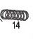COMPRESSION SPRING, Size: 42.5 / 0.8 MM MAX