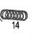 COMPRESSION SPRING, Size: 42.5 / 0.8 MM MAX