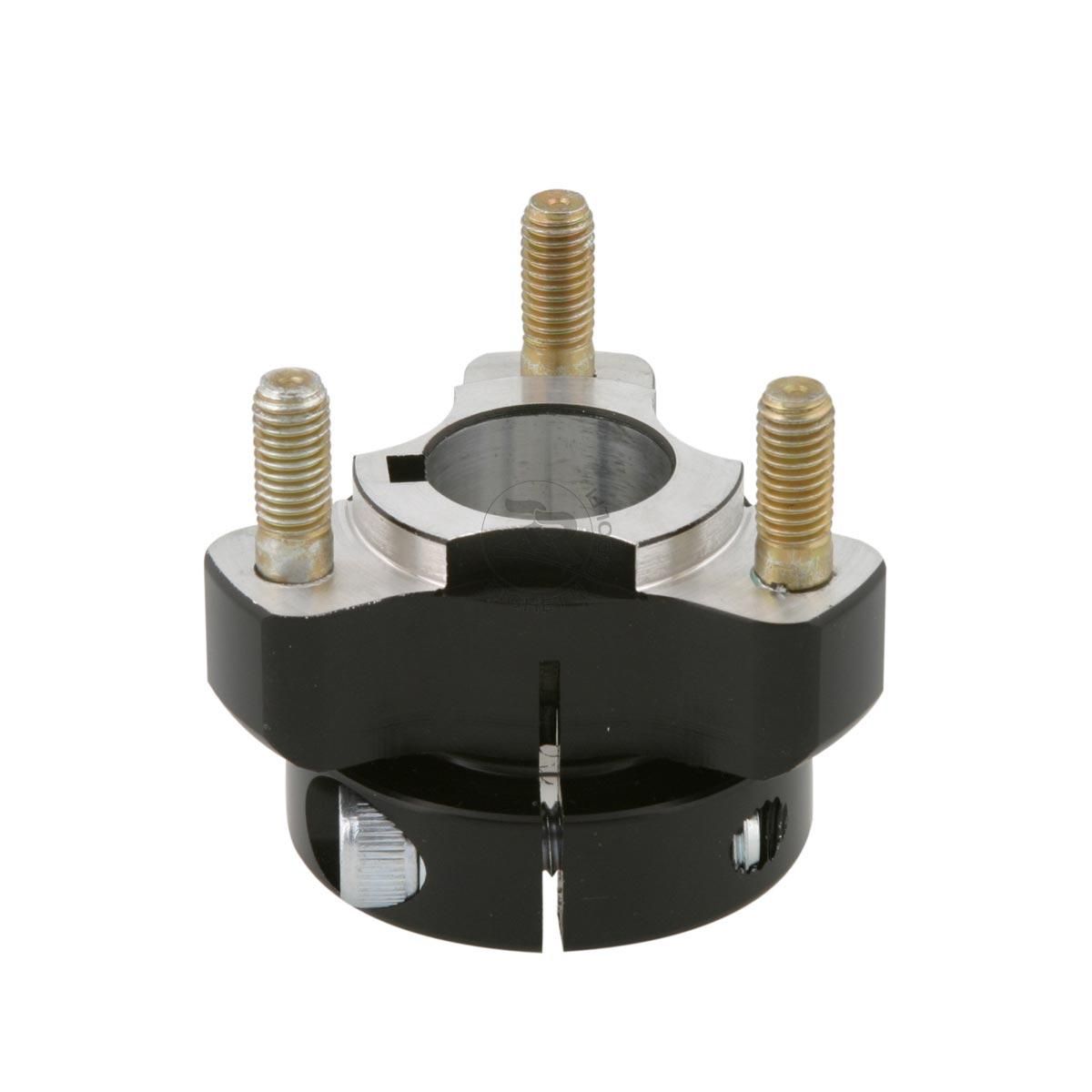 ALUMINIUM REAR HUB BLACK, Diameter: 25, Length: 40