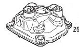 CYLINDER HEAD COVER, Colour: RED