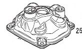 CYLINDER HEAD COVER, Colour: RED