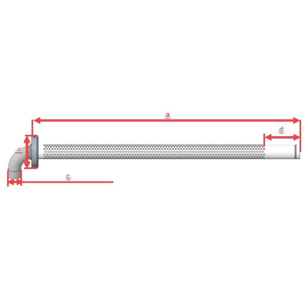 PERFORATED TUBE ASSY., Type: MICRO MOD. 20