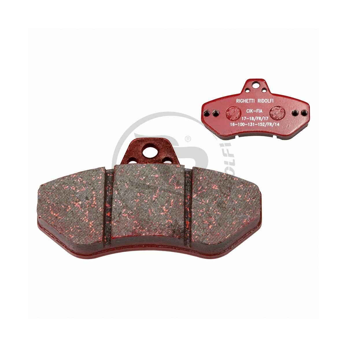 RR BRAKE PAD, Type: REAR 220 RED