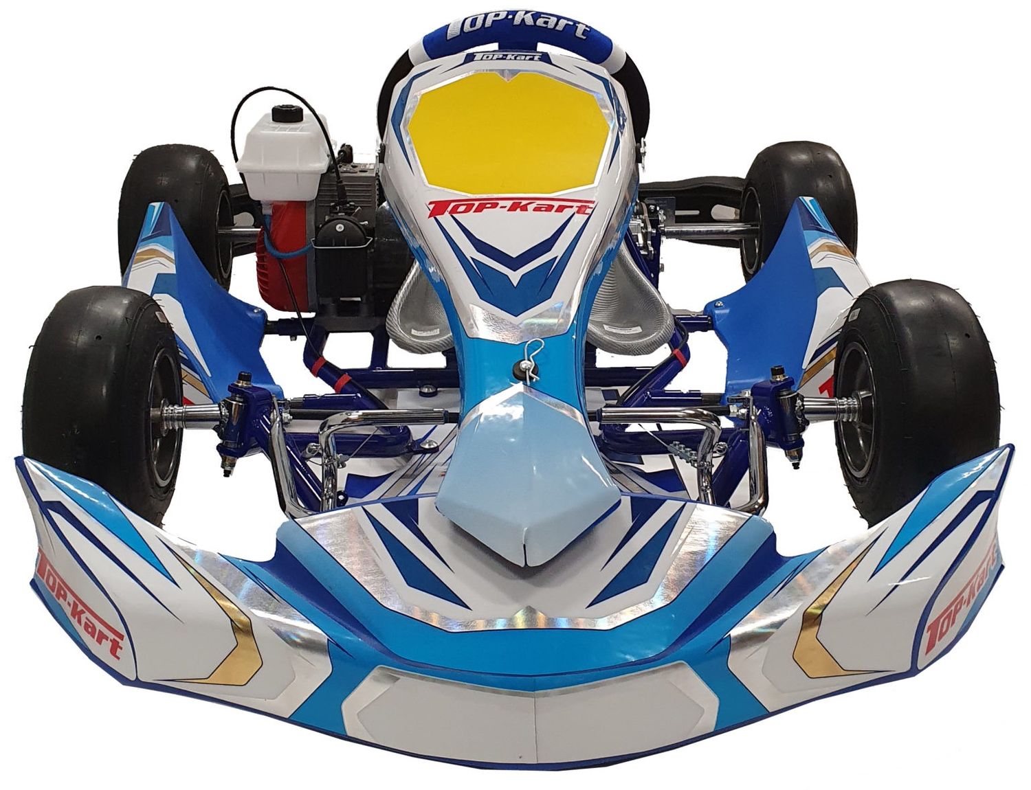 BAMBINO TOP KART BLUE BOY COMPLETE WITH C52 ENGINE &amp; TYRES