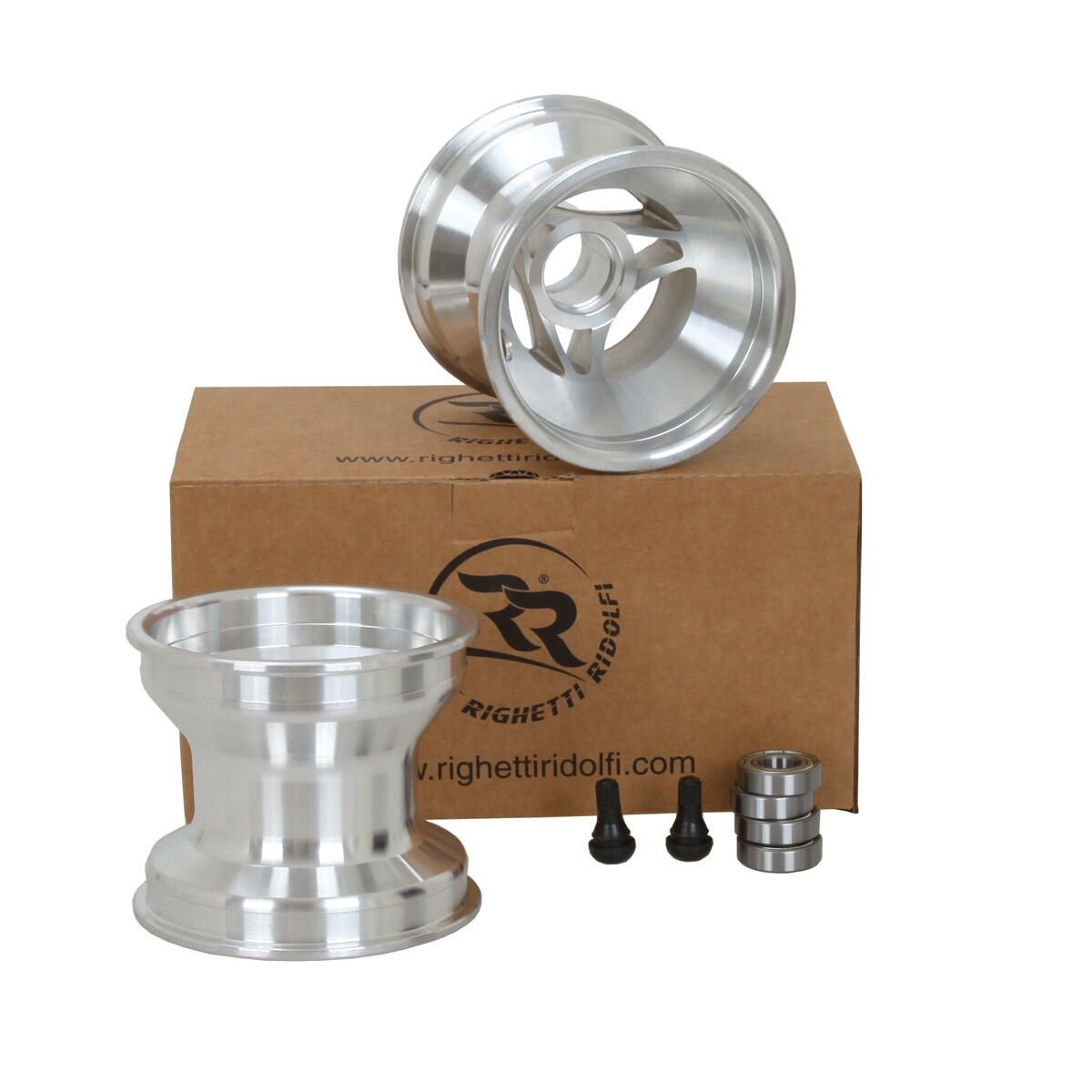 SET ALUMINIUM SPOKE 5' RIMS, Size: 115MM 17