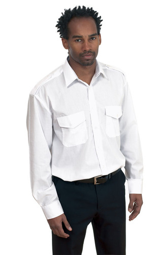 Embroidered Mens Classic Pilot Shirt