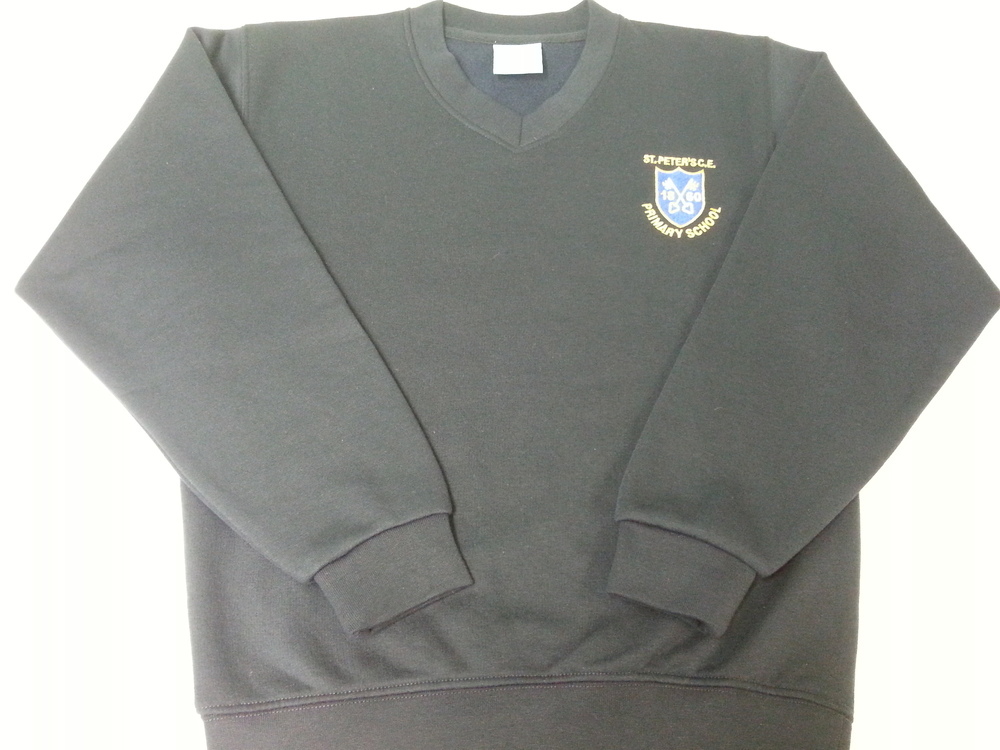 St Peters CE Primary V-Neck Sweatshirt