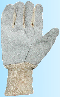 Unisex Leather Cotton Chrome Gardening Gloves