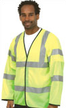 Hi-Vis Long Sleeve Safety Waistcoat