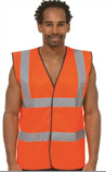 Adult Sleeveless Hi-Vis Safety Waistcoat