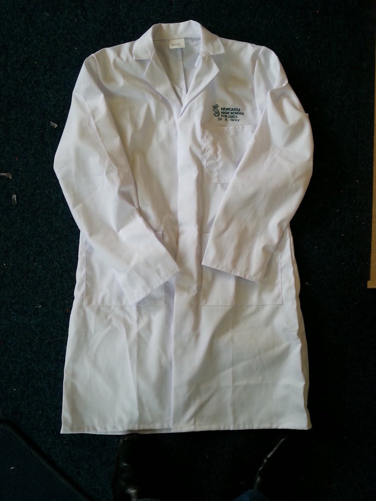 Embroidered Kids Lab Coat