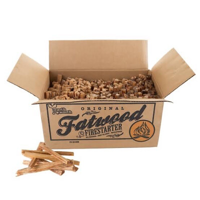 Fatwood Fire Starter Kindling Firewood Sticks – 100% Natural - 25 Pound