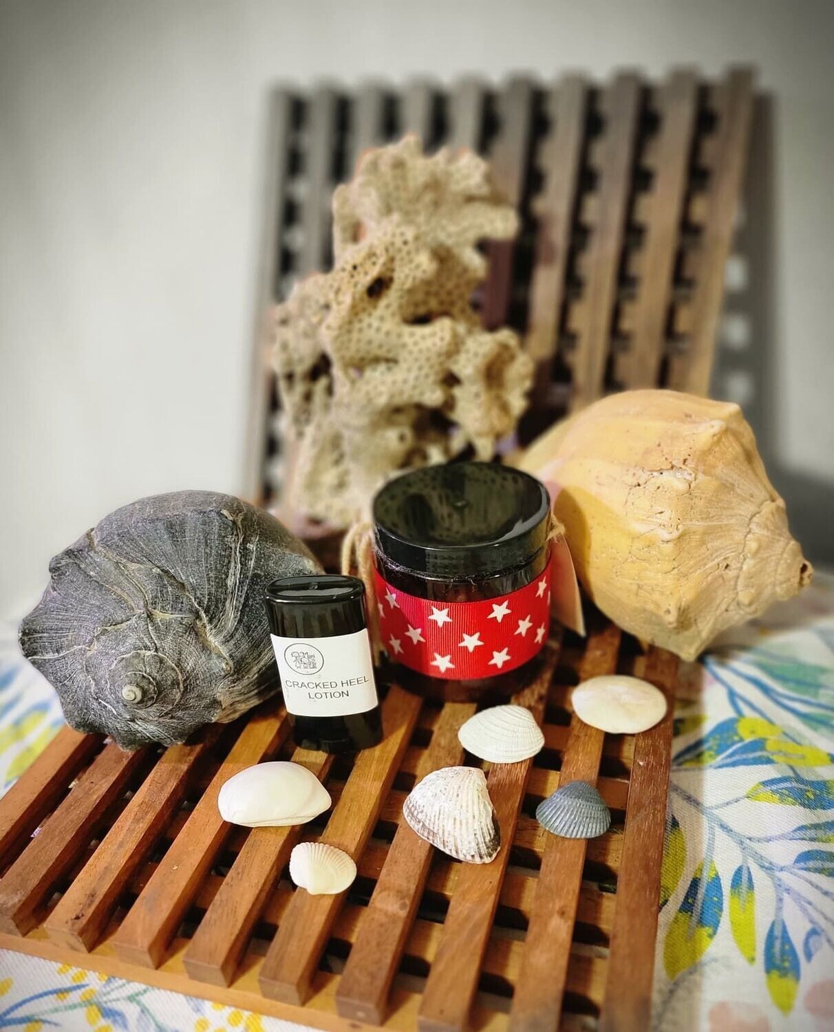 Foot Scrub and Cracked Heel Lotion Bundle