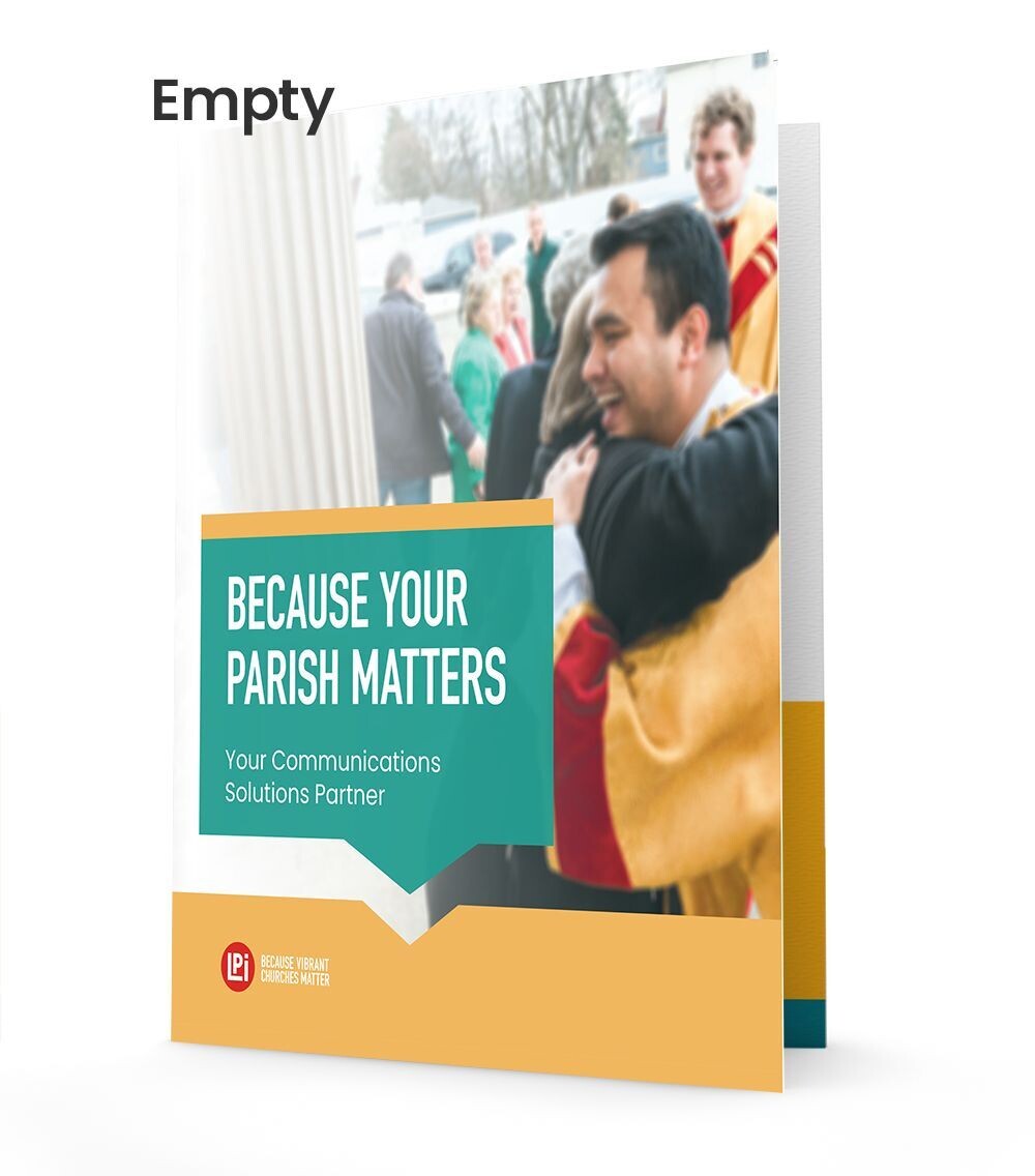 Empty Church Pocket Folder