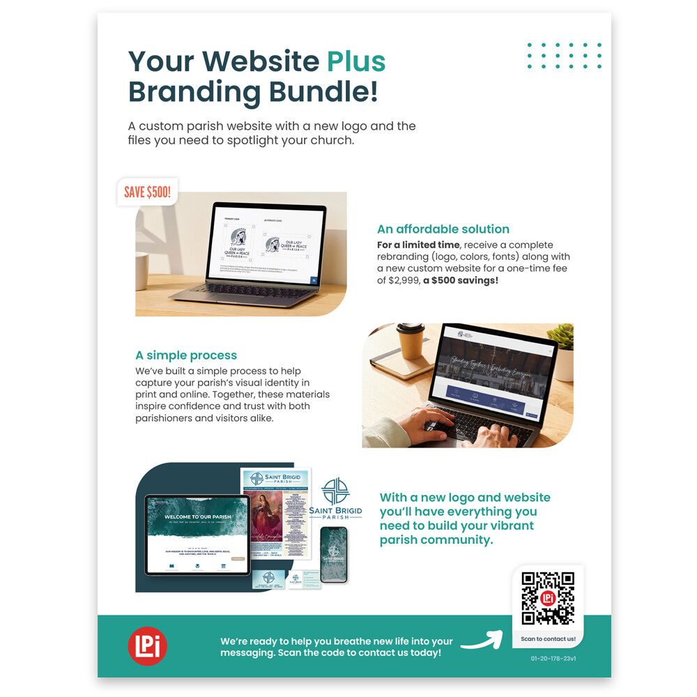 Church Website Plus Branding Flyer