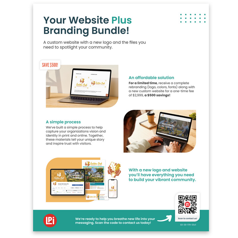Community Website Plus Branding Flyer