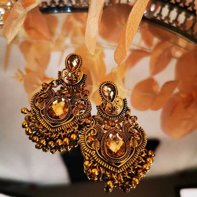 Golden Ear Rings