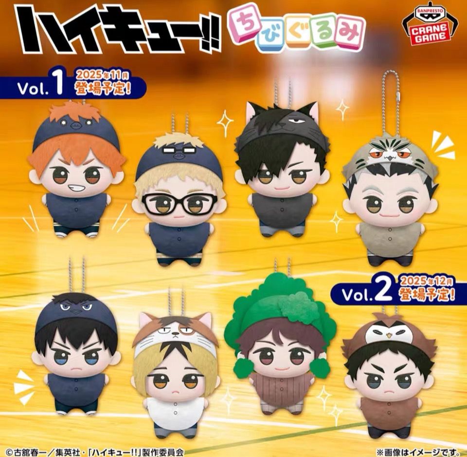 Haikyuu!! Mascot Chibigurumi Vol. 1-2