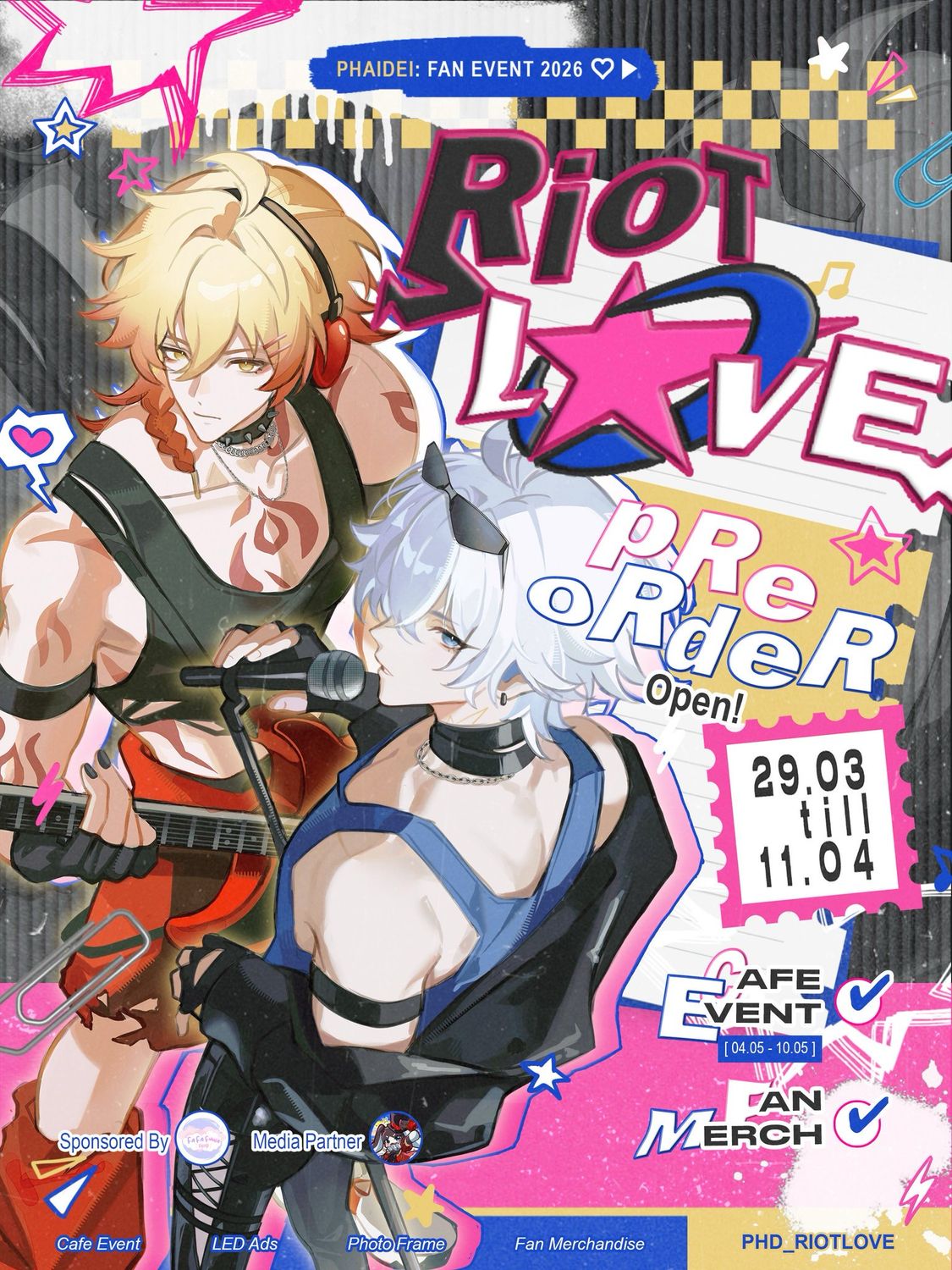 RIOT LOVE - Phaidei Fan Event Merchandise