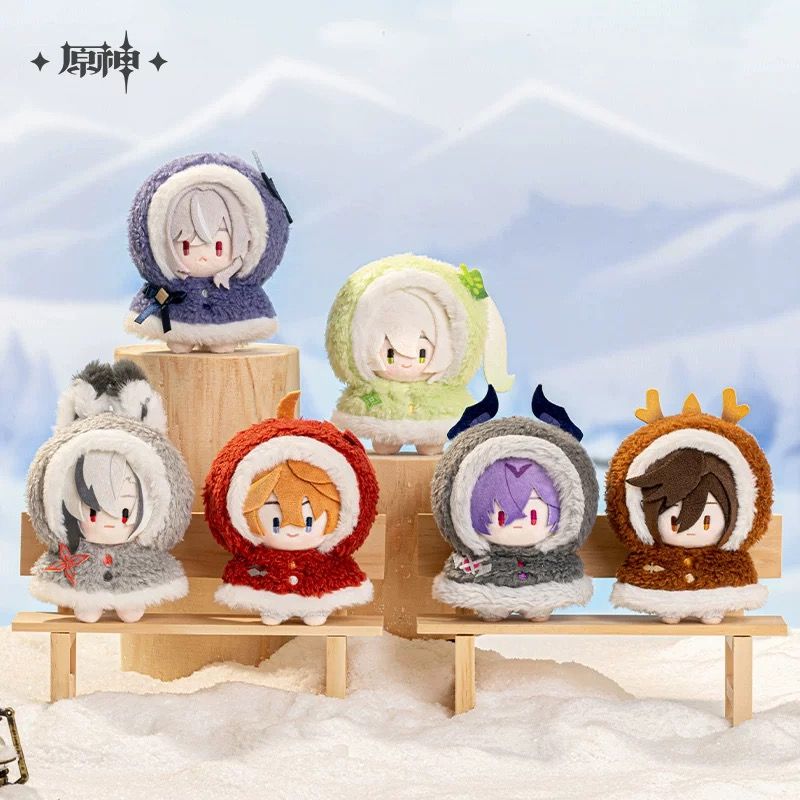 Genshin Impact May 2026 Official Goods - Fun in the Snow Plush Keychain