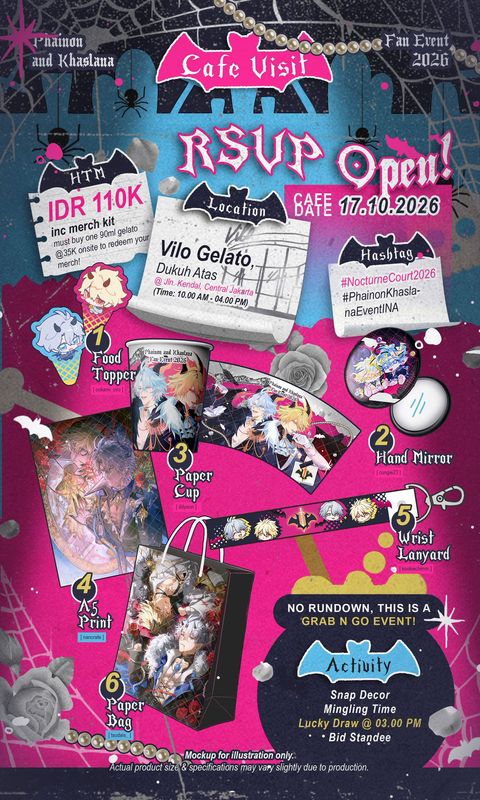 Nocturne Court: Phainon &amp; Khaslana Fan Event Goods