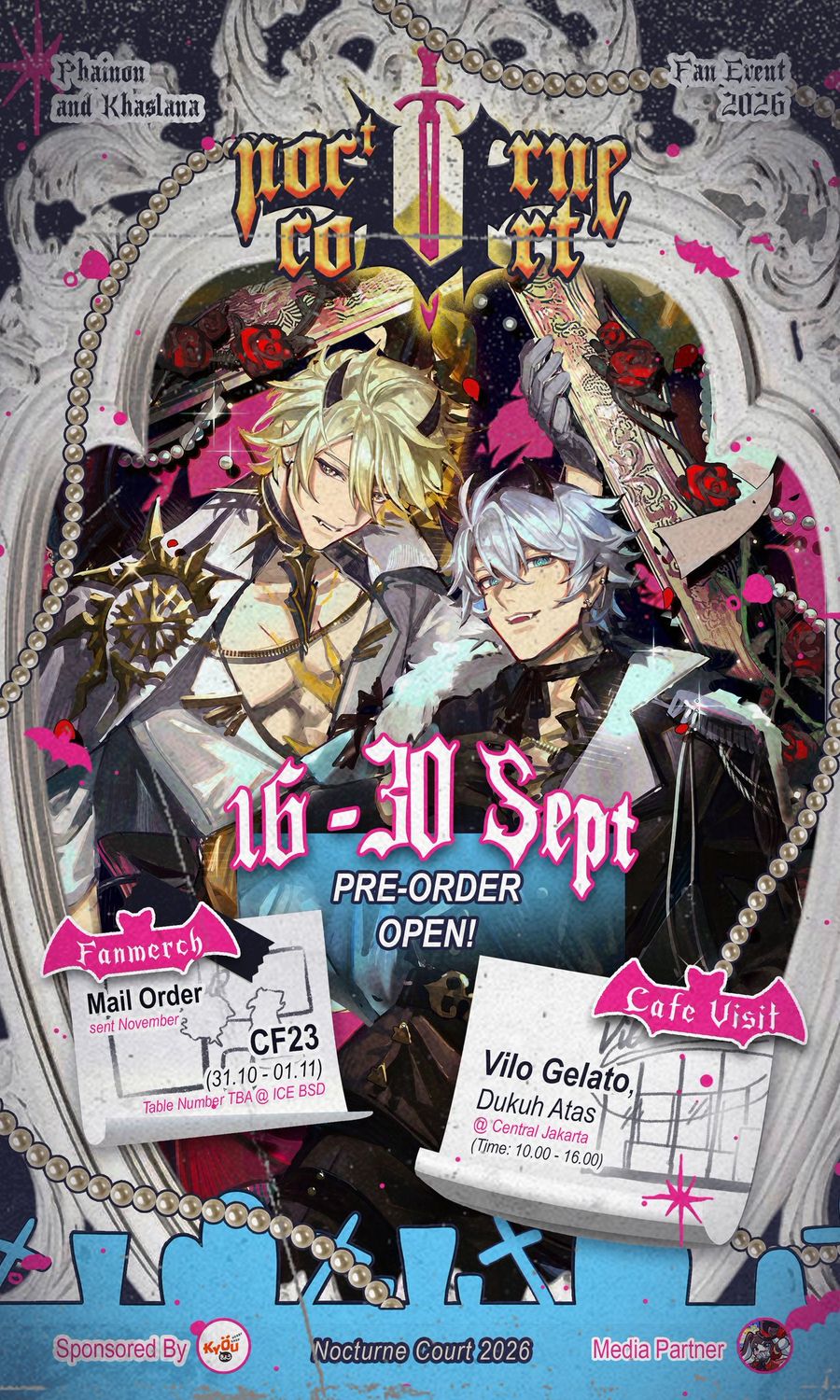 Nocturne Court: Phainon &amp; Khaslana Fan Event Goods
