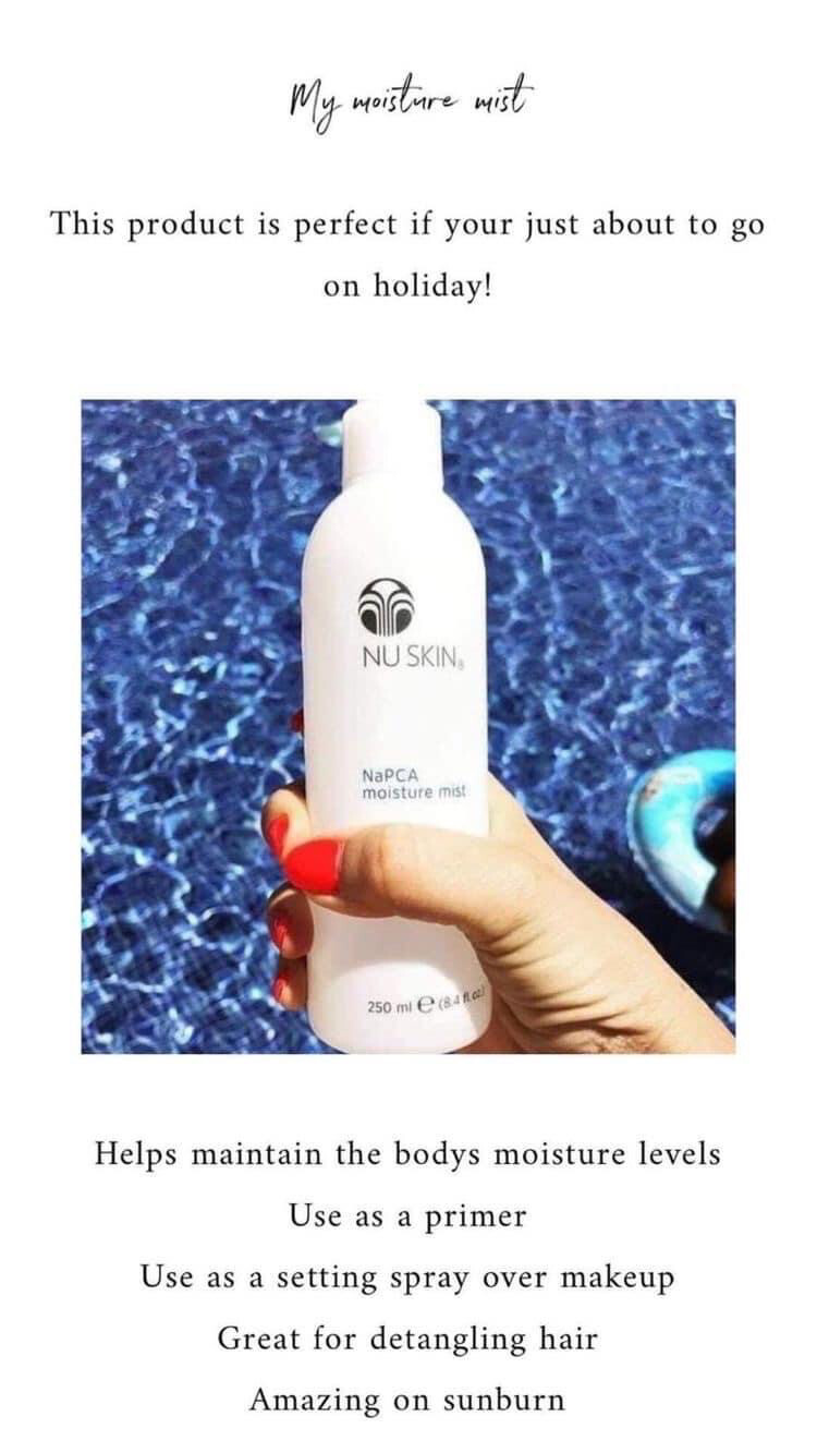 NaPCA Moisture Mist