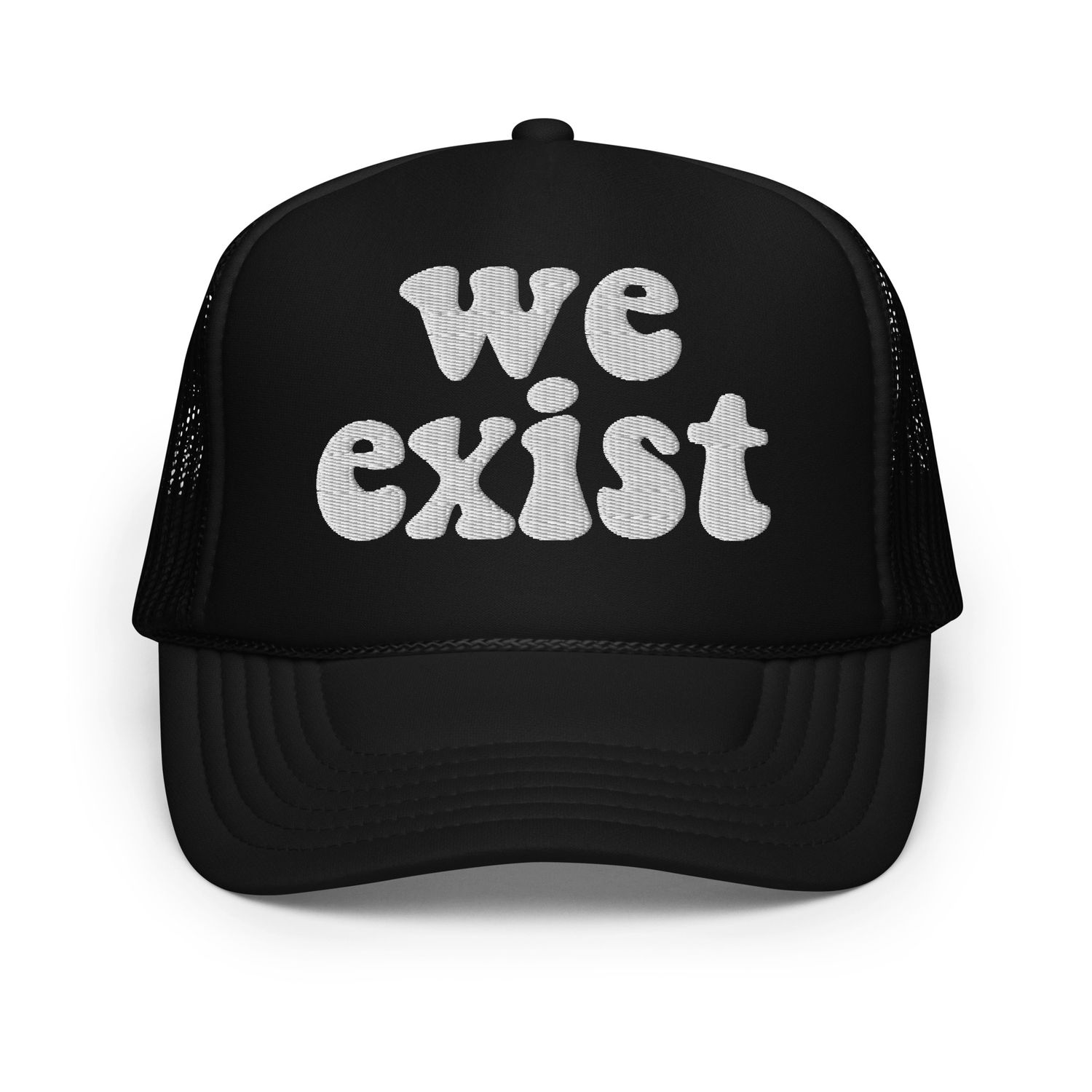 We Exist trucker hat