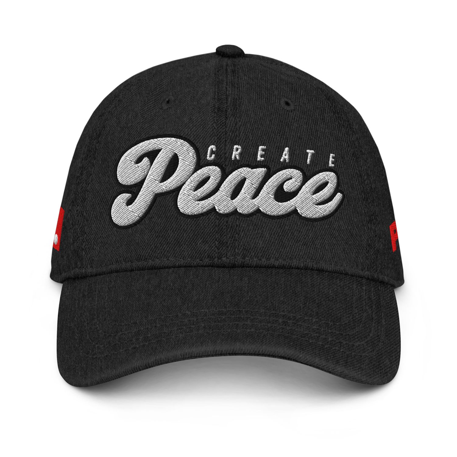 create peace Denim Hat