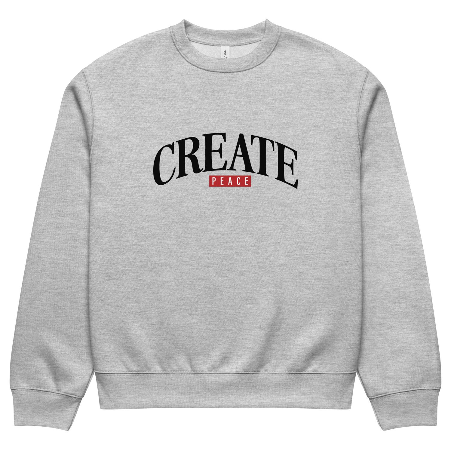 Oversized Create Peace sweatshirt