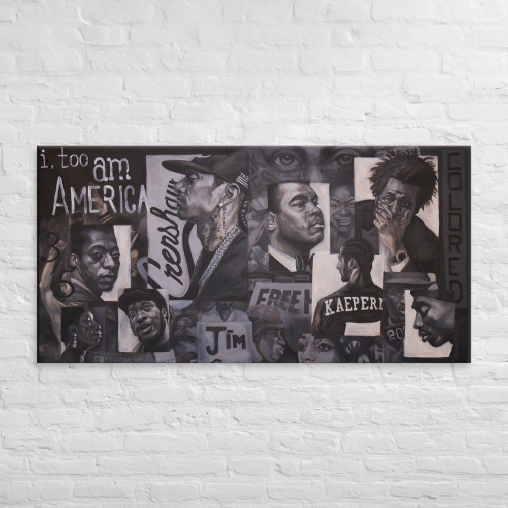 I Too Am America Canvas Print