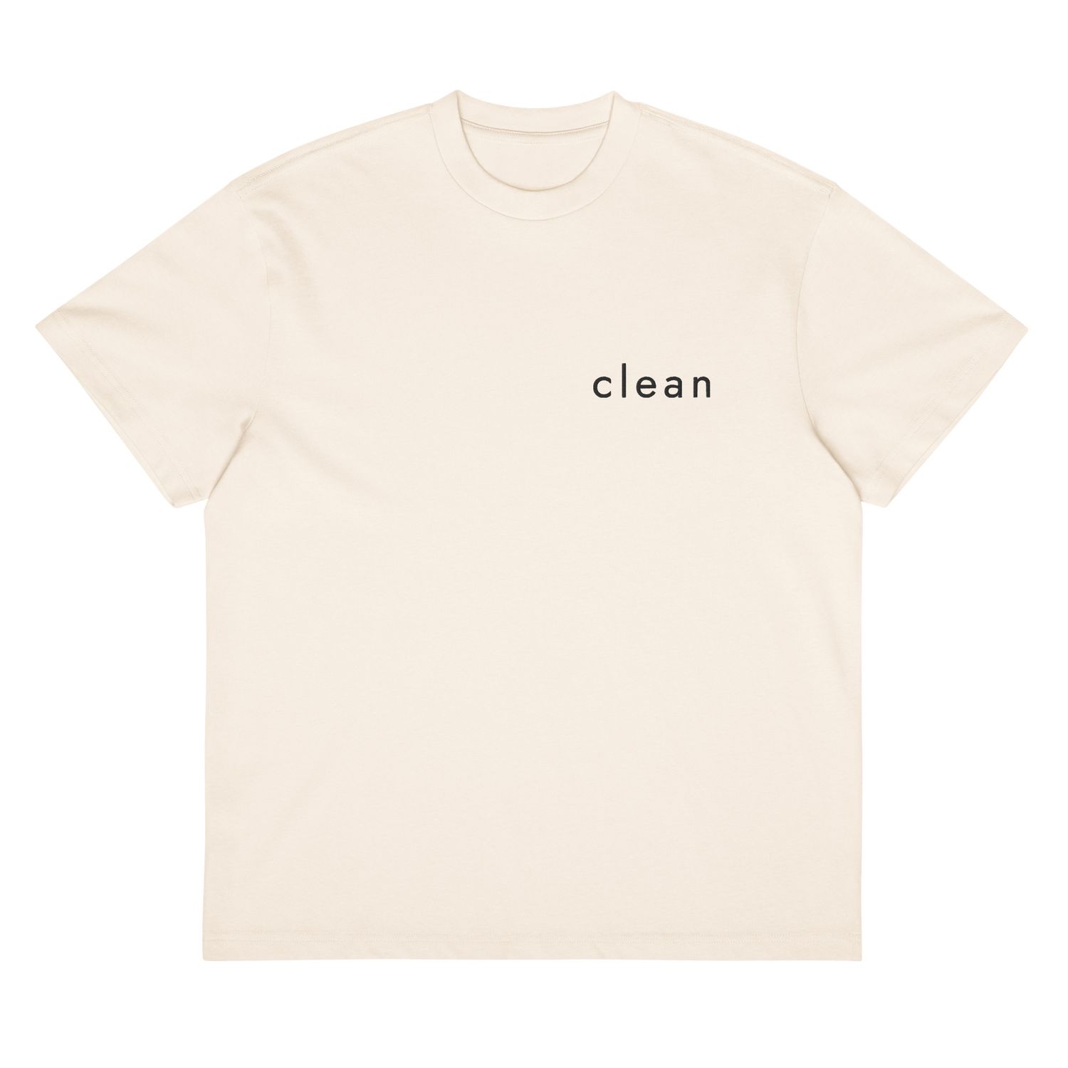 Clean  box tee