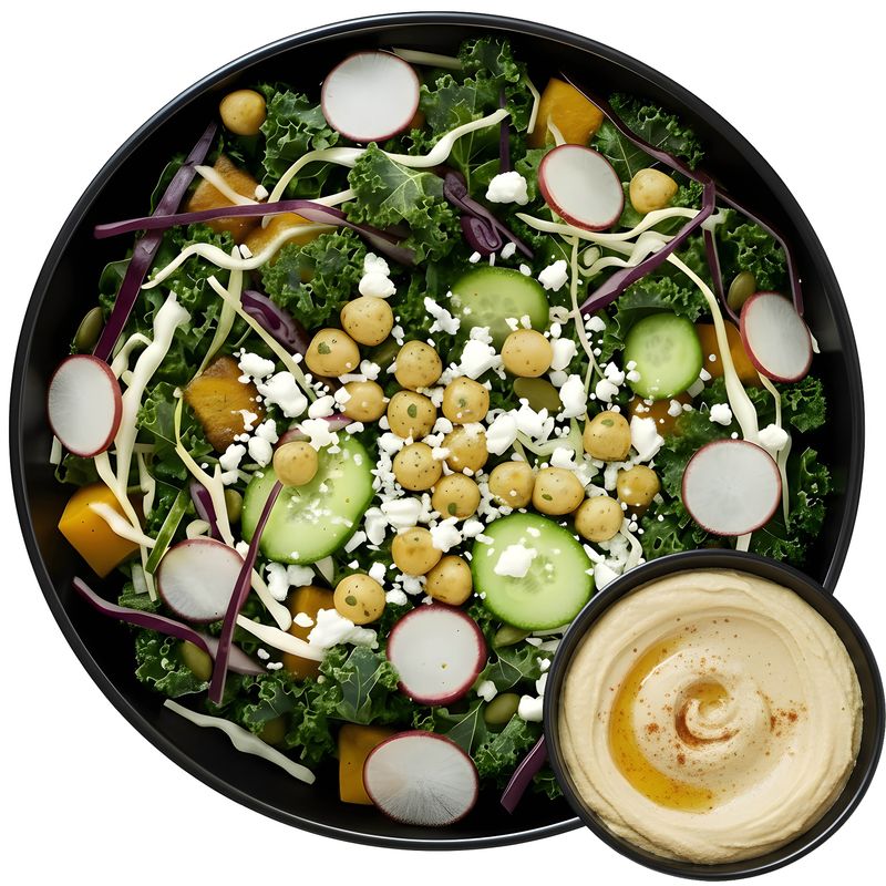 KALE &amp; HUMMUS