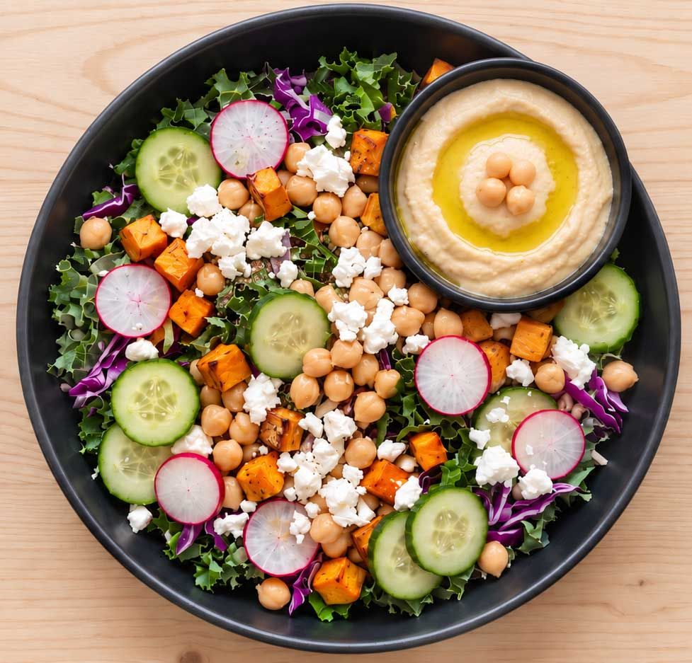 KALE &amp; HUMMUS